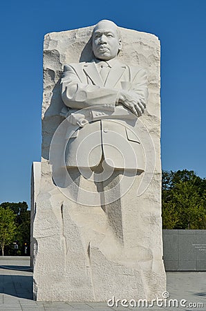 Martin Luther King Jr. Memorial In Washington DC Editorial Photo