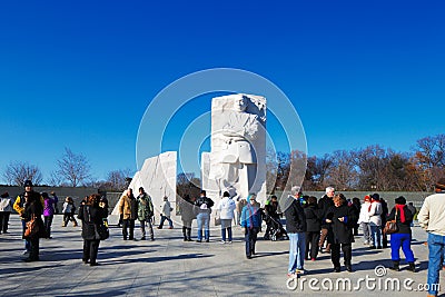 The Martin Luther King, Jr. Memorial in Washington DC, USA Editorial Stock Photo