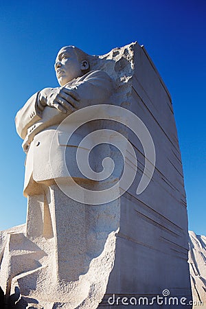 The Martin Luther King, Jr. Memorial in Washington DC, USA Editorial Stock Photo