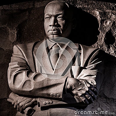 Martin Luther King Jr Monument Editorial Stock Photo