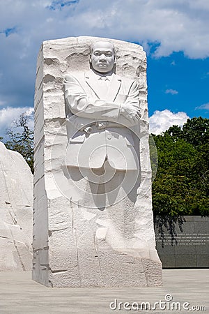 The Martin Luther King Jr. National Memorial in Washington D.C. Editorial Stock Photo