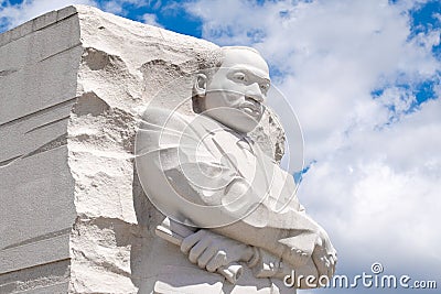 The Martin Luther King Jr. National Memorial in Washington D.C. Editorial Stock Photo