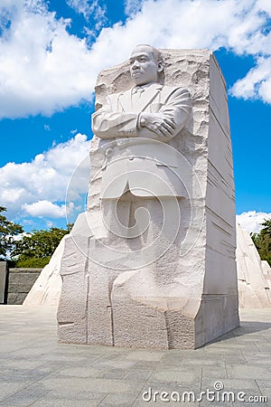 The Martin Luther King Jr. National Memorial in Washington D.C. Editorial Stock Photo