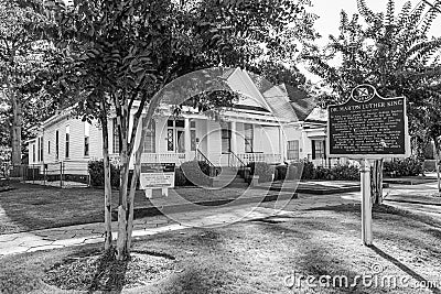 Martin Luther King Jr. Parsonage Home in Montgomery, Alabama Editorial Stock Photo