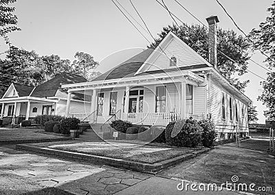 Martin Luther King Jr. Parsonage Home in Montgomery, Alabama Editorial Stock Photo