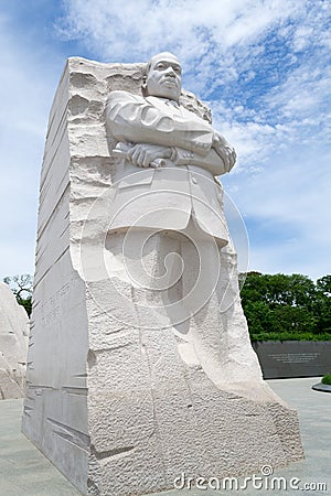 Martin Luther King memorial in DC Editorial Stock Photo