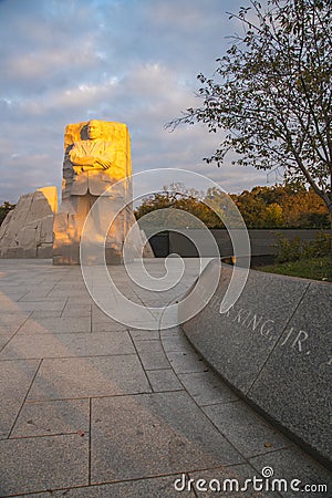Martin Luther King Memorial Editorial Stock Photo