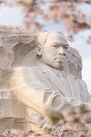 Martin Luther King Monument Washington DC Editorial Stock Photo