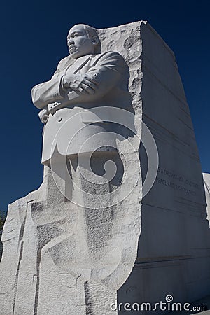 Martin Luther King Statue Editorial Stock Photo