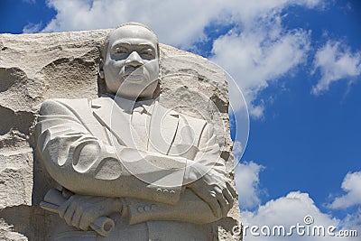 Martin Luther King statue. Editorial Stock Photo
