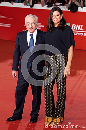 Martin Scorsese and Emma Tillinger Koskoff Editorial Stock Photo