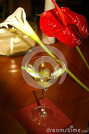 Martini Cocktail Stock Photo