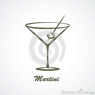 Martini Vector Illustration