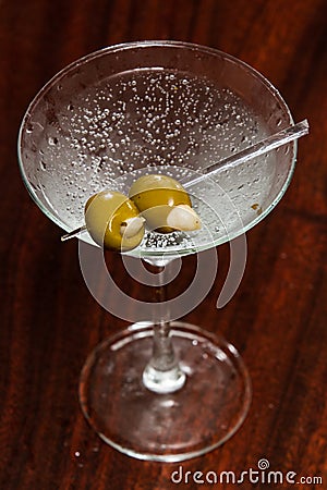 Martini Olives Stock Photo