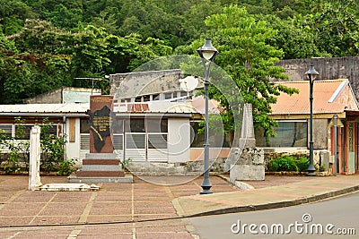 Martinique, picturesque village of Riviere Pilote in West Indie Editorial Stock Photo