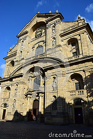 Martinskirche (St Martin church) in Bamberg, Germany Editorial Stock Photo