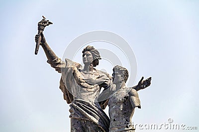 Martyrs' Statue in Downtown Beirut Editorial Stock Photo