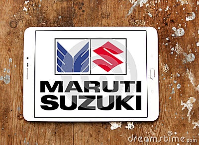 Maruti suzuki car logo Editorial Stock Photo