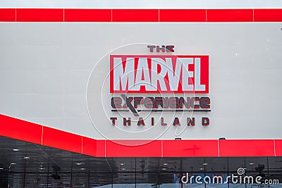The Marvel Experience Thailand at Megabangna, Samut Prakan, Thailand. Editorial Stock Photo