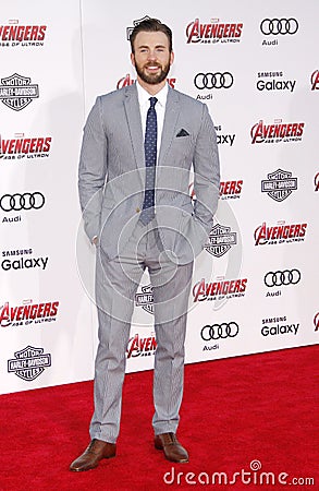 Chris Evans Editorial Stock Photo