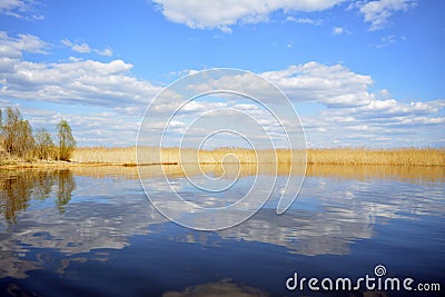 Marvelous nature of Lake Seliger Stock Photo