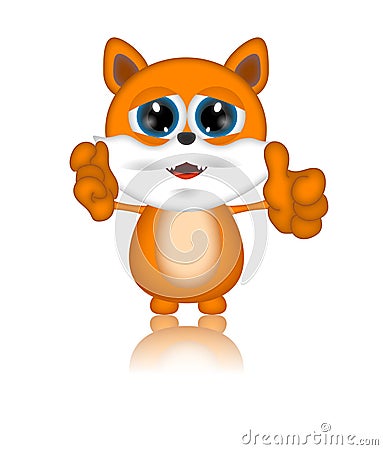 Marvin Cat Illustration Toon Cartoon Character Stock Photo