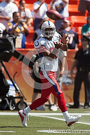 Marvin Harrison, 2007 NFL Pro Bowl Game Editorial Stock Photo