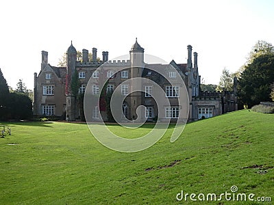 Marwell houses in the sun Stock Photo