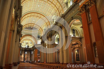 Mary Queen of the World Cathedral, Montreal Editorial Stock Photo