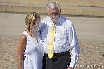 Maryland Congressman Steny Hoyer and wife Editorial Stock Photo