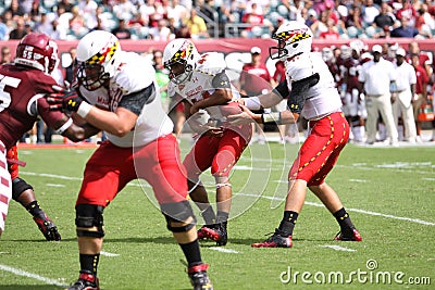 Maryland Quarterback # 11 Perry Hills Editorial Stock Photo