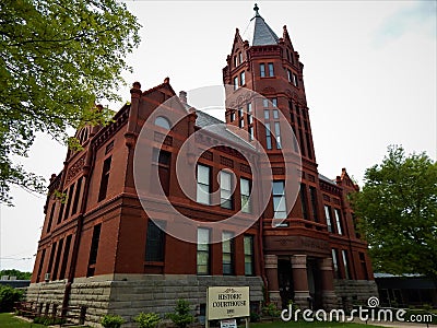 Marshall County Courthouse Marysville Kansas Stock Photo