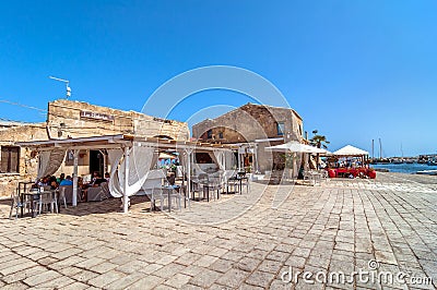 Marzamemi small fishing village in southeastern Sicily - Italy Editorial Stock Photo