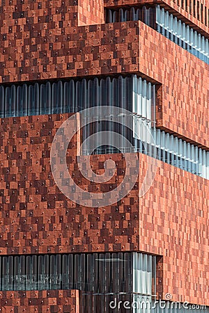 The MAS museum, Antwerp, Belgium Editorial Stock Photo