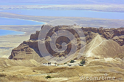 Masada fortress Stock Photo