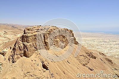 Masada fortress, Israel. Stock Photo