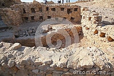 Masada fortress, Israel Editorial Stock Photo