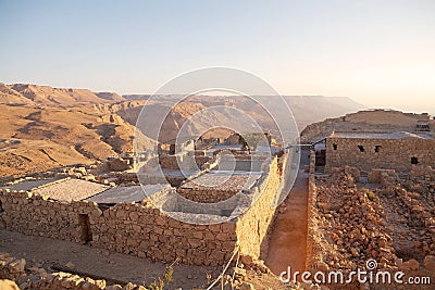 Masada Israel Stock Photo