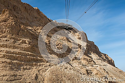 Masada National Park at Southern Israel Editorial Stock Photo