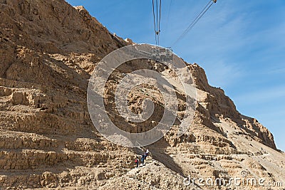 Masada National Park at Southern Israel Editorial Stock Photo