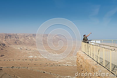 Masada National Park at Southern Israel Editorial Stock Photo