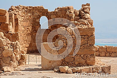 Masada ruins - Israel Stock Photo