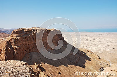 Masada stronghold, Israel. Stock Photo