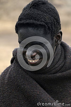 Masai Young Warrior Editorial Stock Photo