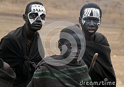 Masai Young Warriors Editorial Stock Photo