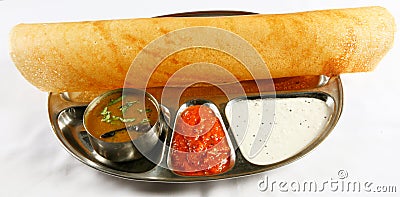 Masala dosa Stock Photo