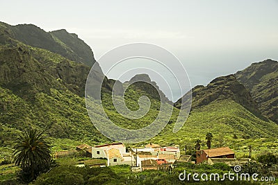 Masca valley Stock Photo