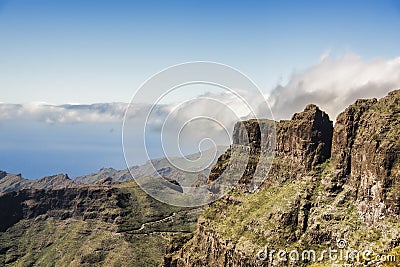 Masca valley Stock Photo