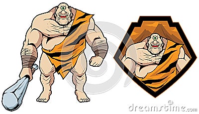 Cyclops Fantasy Mascot Vector Illustration