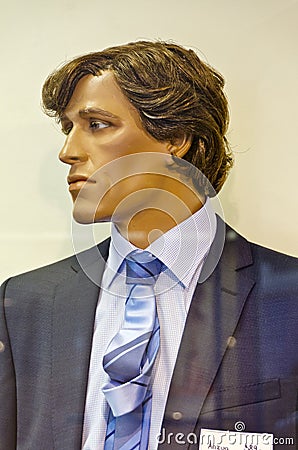 Masculine shop window mannequin Stock Photo